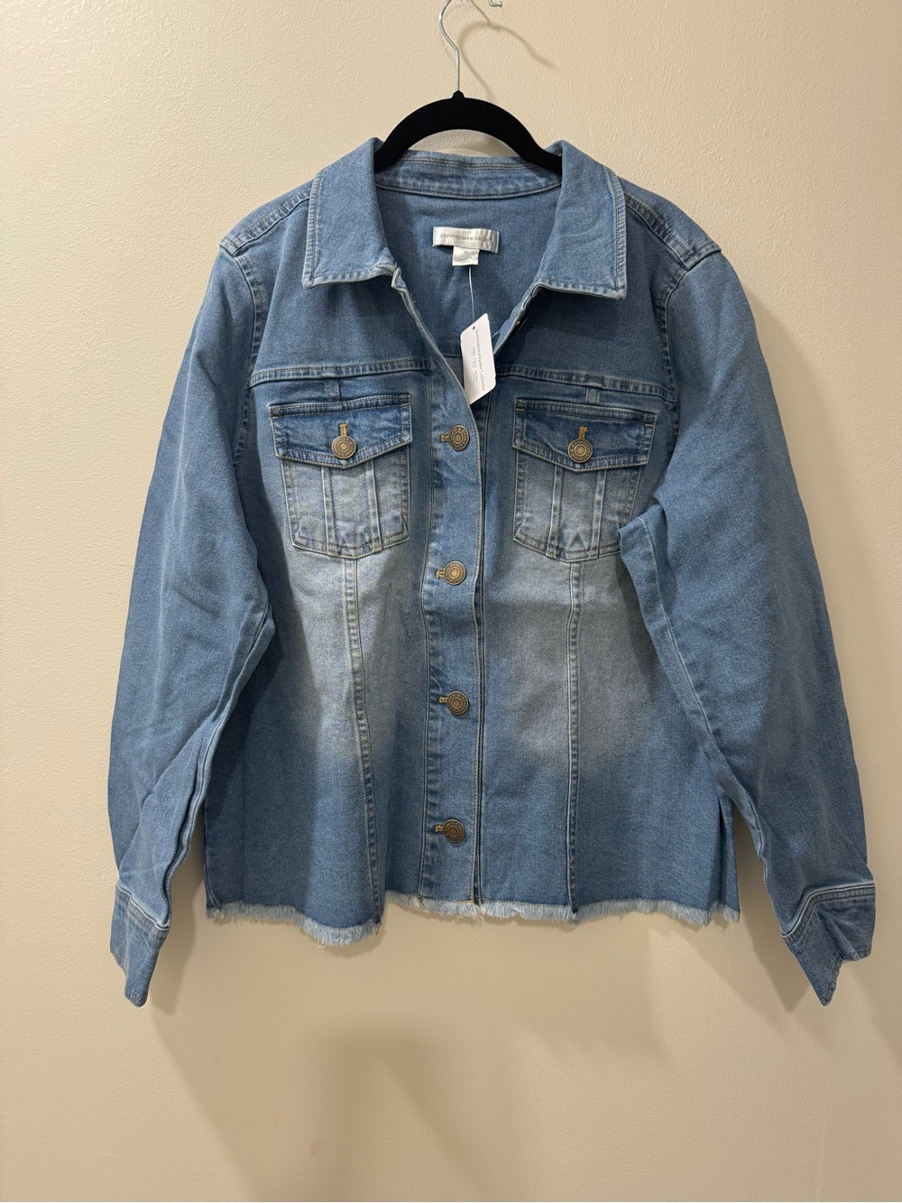 NWT Christopher & Banks Jean Jacket